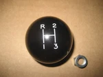 3 Speed Engraved Knob Black 5/16"-18 For Gm Muncie Chrome Shifters. Fixed Price $32.75.