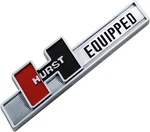 1PC Hurst Equipped Emblem 3D Shifter Badge Logo Nameplate 1361000. Fixed Price $21.74.