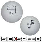 White Ol' Skool Knob/transfer Case Set For Fj Cruiser Manual Gear Shifter. Fixed Price $76.88.
