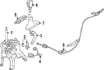 Genuine Honda Automatic Transmission Shift Lever 54200-30A-A62. Fixed Price $59.82.