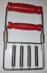 Vintage 1950S Spring Gripper Exerciser Strength Red Wood Handles. Fixed Price $20.50.
