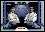 Alex Albon Carlos Sainz Refractor Atlassian #172 2025 Topps Chrome F1. Fixed Price $5.55.