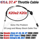 37.4" Throttle Cable K-swap K20A2 K20Z For Honda Civic Ef,eg,ek,ep Acura Integra. Fixed Price $24.99.
