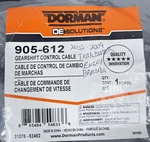 Automatic Transmission Shifter Cable Dorman 905-612 New. Fixed Price $54.99.