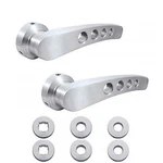 Chevy Pickup Truck Interior Inside Brushed Aluminum Billet Door Handles Pair. Fixed Price $43.95.