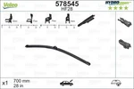 Valeo 578545 Hydroconnect HF28 Front Window Windscreen Wiper Blade X1 700MM 28". Fixed Price $18.82.