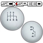 White Ol' Skool Knob/transfer Case Set For 6 Speed Jeep Jk Gear Shifter. Fixed Price $69.88.