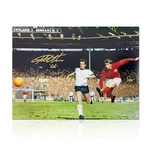 Sir Geoff Hurst Signed England Football Photo: 1966 Final Goal (gold). Fixed Price $67.22.