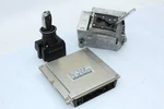 Mercedes R230 SL500 Ecu Engine Control Module Ignition Key Shifter Set 2003-2006. Fixed Price $314.00.