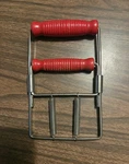 Vtg 1950S Grip Exerciser Red Wooden Handles 2 Springs. Fixed Price $30.00.
