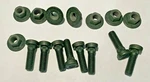 64-74 Mopar Body Cuda Front Leaf Spring Mounting Bracket Fastener Set. Fixed Price $39.85.