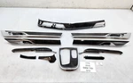 16-19 Oem Bmw G12 750 Dash Doors Console Wood Poplar Grain Interior Trim Set *. Fixed Price $435.01.
