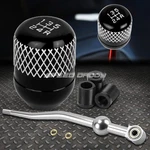 Silver Aluminum Dual Bend Short Shifter+black 5-SPEED Netted Knob For Ek/ej/eg. Fixed Price $22.87.