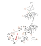 Audi A4 B7 Front Shift Mechanism Repair Kit 8E0798151B. Fixed Price $43.42.