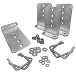 4 Pack 8" Galvanized L-type Bunk Bracket Kit For Boat Trailer, Fits 3X3 Cross.... Fixed Price $100.15.