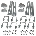 (8) 12" Galvanized Swivel Top Bunk Bracket Kit W/ Hardware For Boat Trailer 3X3. Fixed Price $109.95.