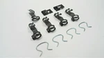 11 Lh Door Opening Rod/knob Clips! Fits: 1968-82 Gm C3 Corvette Stingray L82 Etc. Fixed Price $38.00.