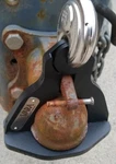 Trailer Coupler Lock 2 5/16" Fits Buyers 0091558 0091550 High Security Moritz Pj. Fixed Price $98.20.