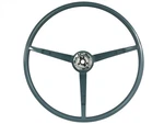 1966 Mustang Standard Steering Wheel Aqua Turquoise Coupe Convertible Fastback. Fixed Price $374.22.