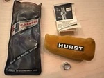 Vintage Fuzzy Flocked Gold Velvet Hurst Shifter Knob Handle Grip New Pack. Fixed Price $400.00.