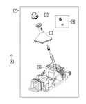 Genuine Mopar Transmission Shifter 6GA801R3AI. Fixed Price $403.01.