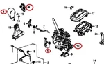 Honda Genuine Accord 4D DBA-CU2 Gear Selector Knob Set. Fixed Price $792.00.