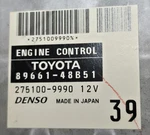 2007 Toyota Highlander Ecm Ecu 89661-48B51 Denso 3.3L Fast Ship Oem. Fixed Price $110.00.