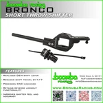 Boomba Racing For Bronco Short Throw Shifter. Fixed Price $384.49.