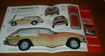 1972 Volvo P1800ES Original Imp Brochure 71-72-73 P-1800 Info Specs. Fixed Price $12.99.