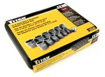 Titan Tools 42000 13 Pc. 1/2 In. Dr Impact Socket Set. Fixed Price $65.19.