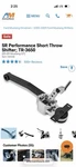 05-09 Ford Mustang Sr Performance Short Throw Shifter Kit. Fixed Price $225.00.