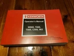 New, Kenworth Truck W900 T660 T800 C500 963 Operator S Manual. Fixed Price $90.00.