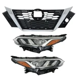 Halogen Lh&rh Headlights+front Bumper Upper Grille For 2020 2021 Nissan Sentra. Fixed Price $209.82.