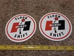 Lot Of 2 Hurst Shifter Racing Decals Stickers Nhra Hot Rod Gasser Retro 60S. Fixed Price $9.95.