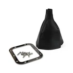 Lokar 70-FMB; Rectangular Floor Mount Shifter Boot With Stainless Steel Ring. Fixed Price $56.95.