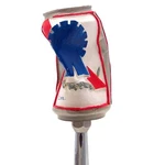 Crushed Beer Can Shift Knob & Adapters Fits Lokar Gennie Hot Rat Street Rod Pbr. Fixed Price $57.45.