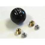 Lokar SK-6876 Classic 2" Round 5-SPEED Black Manual Shift Knob W/ Adapters. Fixed Price $56.95.