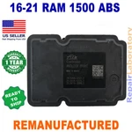 Rebuilt 68295368AC 2016-21 Ram 1500 Abs Anti-lock Brake Pump Control Module. Fixed Price $760.00.