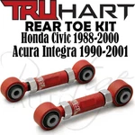 Truhart Rear Toe Arms Kit For 88-00 Honda Civic Crx / 90-01 Acura Integra Red. Fixed Price $112.49.