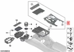 Genuine Bmw G30 G31 G32 G38 518D Center Console Trim Al Rhombicle 51168071700. Fixed Price $367.36.