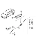 Genuine Mopar Gearshift Control Cable 68504026AA. Fixed Price $108.49.