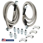 52" Braided Transmission Cooler Hose Lines Ford C4-C6 Aod Turbo 200-200R4. Fixed Price $69.12.