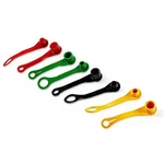 8 Pcs Hydraulic Fitting Coupler Protective Cover Black - Yellow Green Red.... Fixed Price $45.10.