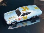 Custom Hot Wheels Wendell Scott 1970, Ford Torino 1/64TH. Fixed Price $30.00.