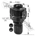 Air Regulator Automann AR170142 5-150PSI 1/4" Ptf (norgren). Fixed Price $52.75.