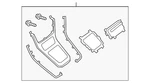 Genuine Nissan Automatic Transmission Shift Cover Plate 96935-3YU1A. Fixed Price $422.55.