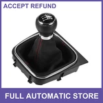 6 Speed Manual Gear Shift Knob W/ Gaiter Boot One Custom For Volkswagen Golf MK5. Fixed Price $17.84.