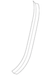 Genuine Volkswagen Rear Weather-strip 1K5-839-374-C-5AP. Fixed Price $62.51.