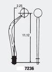 Plain Chrome Stick #7236 For Hurst Shifters Chevelle Camino Nova Gto 442. Fixed Price $84.48.