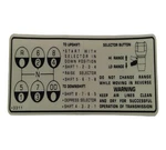 Paccar Kenworth Plate Trans Shift K281-3311 New Oem. Fixed Price $65.38.
